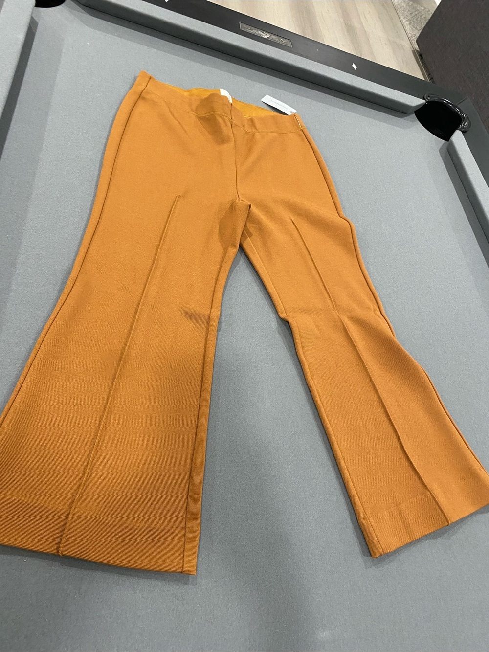 Maeve Mustard Ribbed Skirt